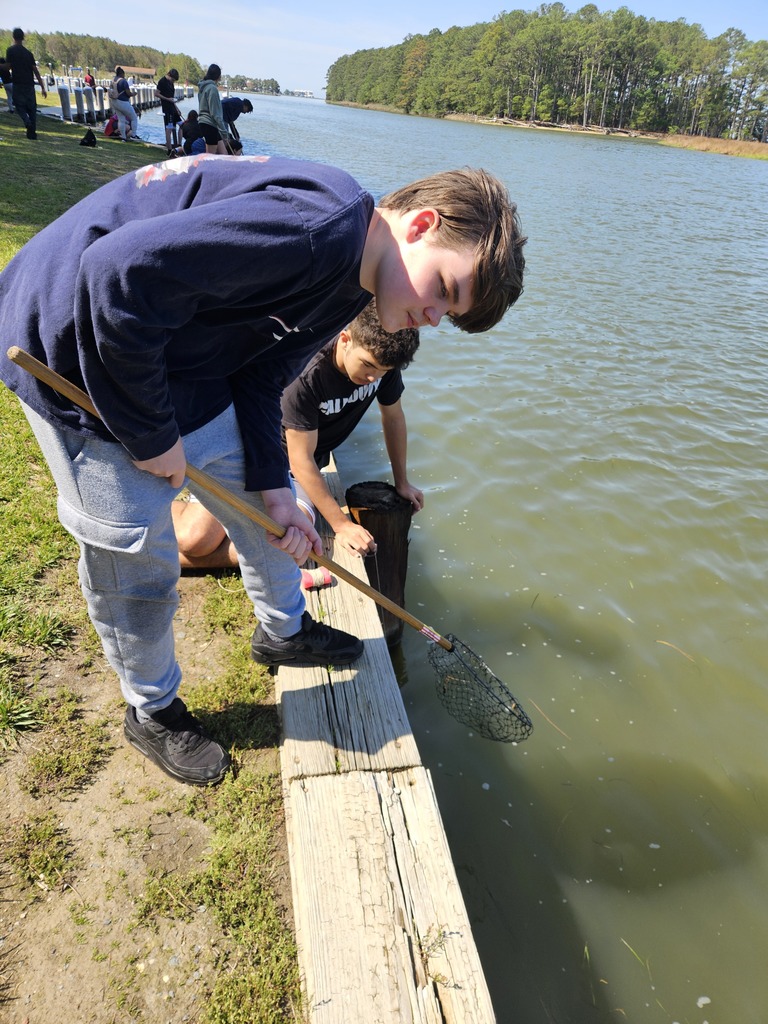 9th graders at Janes Island State Park