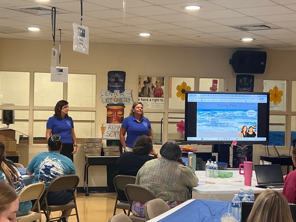 Staff presenting information