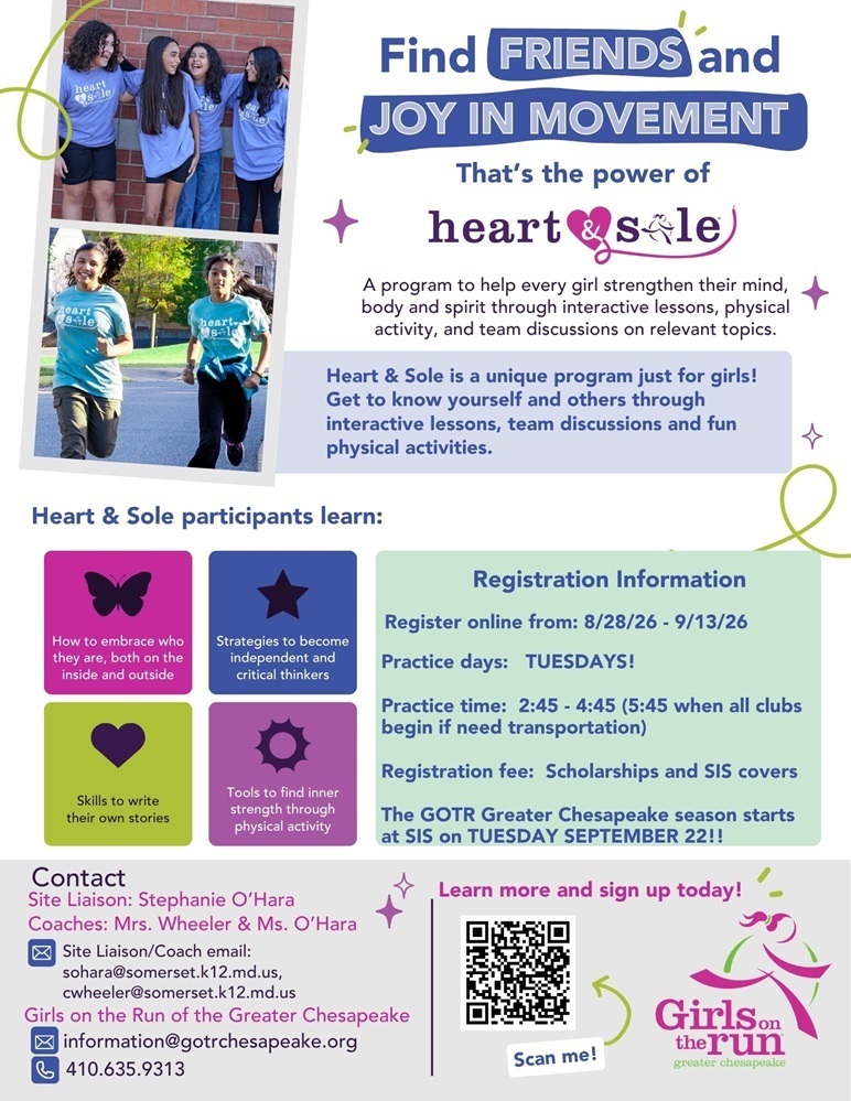 Girls on the Run program flyer