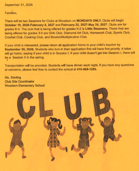 Clubs Flyer