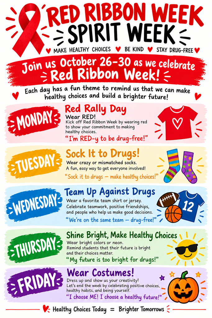 Red Ribbon Spirt Week