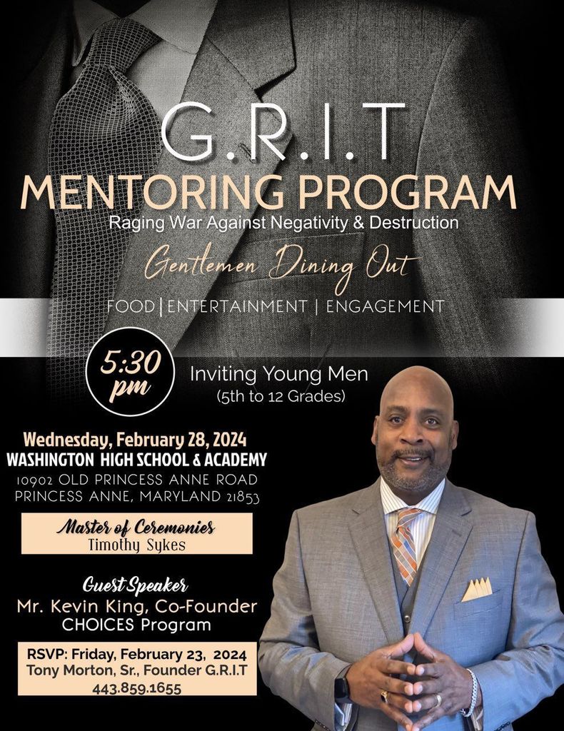grit mentoring program flyer