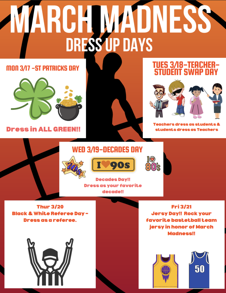 March Madness Dress Days