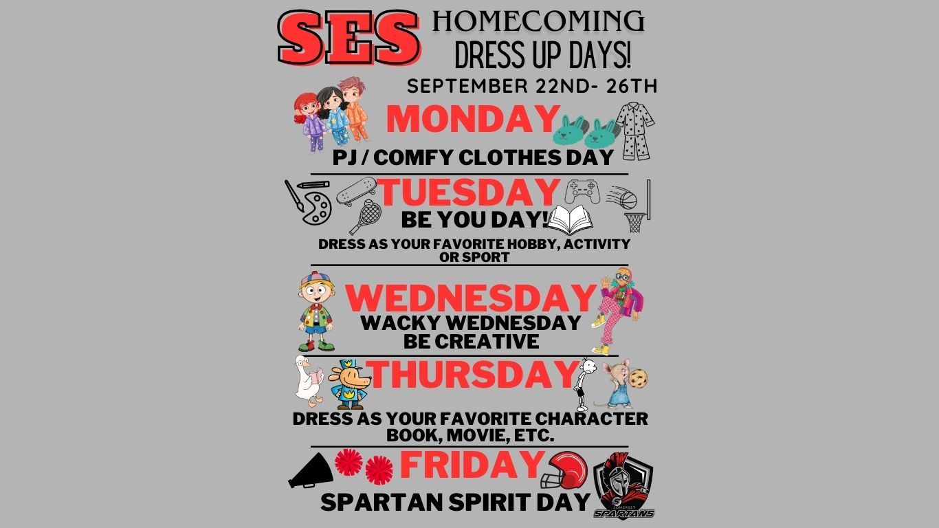 SES Homecoming Dress Up Days