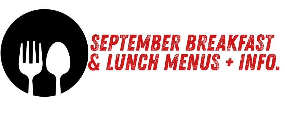 Menus for September