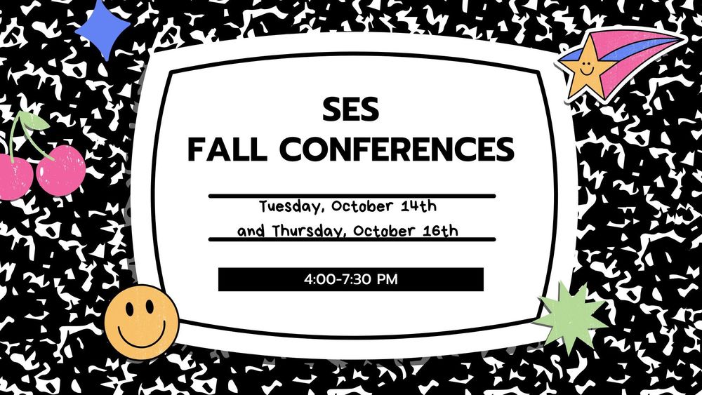 Notebook with Conferences time