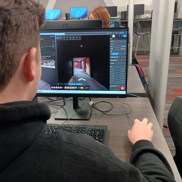 Riley Gostovich created a full 360° tour of the new Performing Arts Center in his Multimedia Productions class. 