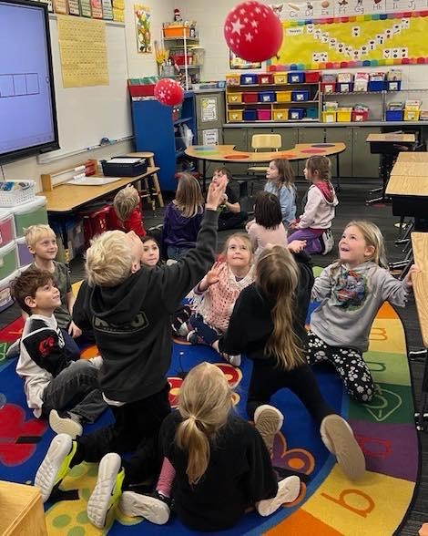 First Grade Indoor Recess Fun! 🎉  Even indoors, our first graders know how to keep the fun going! #SomersetSpartanPride