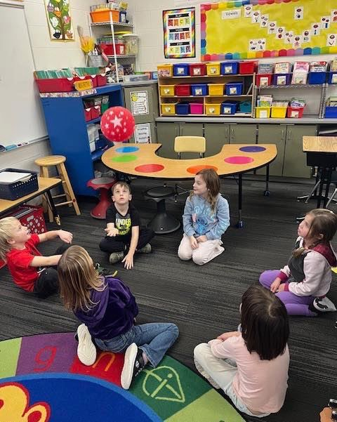 First Grade Indoor Recess Fun! 🎉  Even indoors, our first graders know how to keep the fun going! #SomersetSpartanPride
