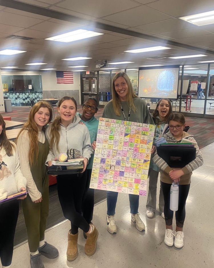 Mrs. Geurts science classes crushed their Get More Math Challenge! 🎉🧠  Way to go, 6th graders! Your hard work and determination paid off. Keep up the awesome work! 👏 #SomersetSpartanPride