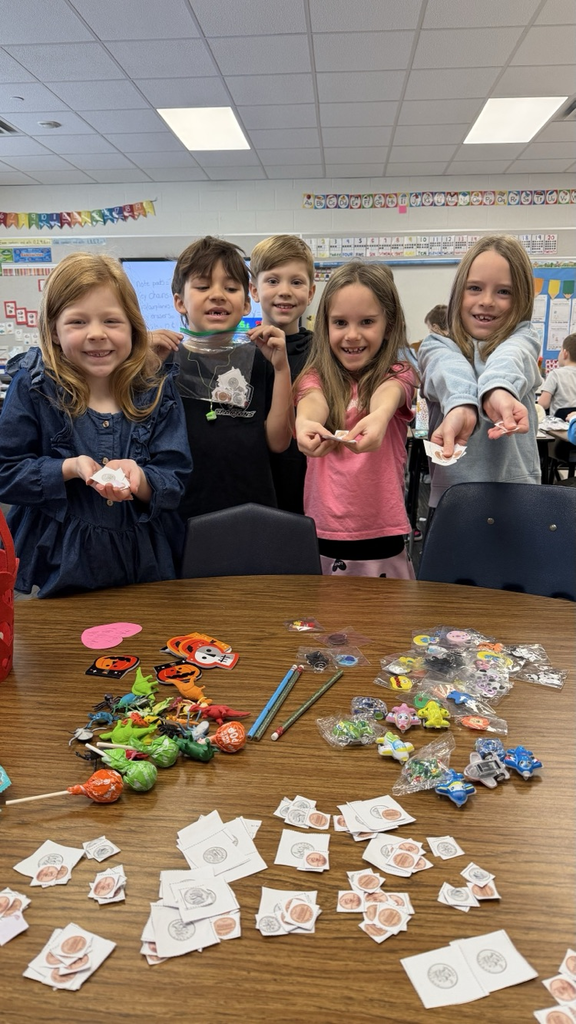 Mrs. Klinger’s first graders are learning all about the value of coins!