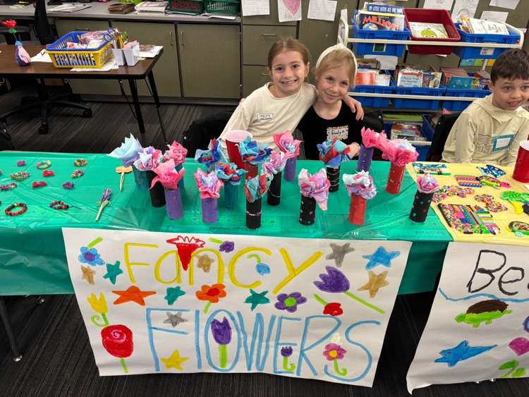 Mrs. Andersen’s class recently hosted a Spartan Market for Mrs. Olson’s kindergarten class! 