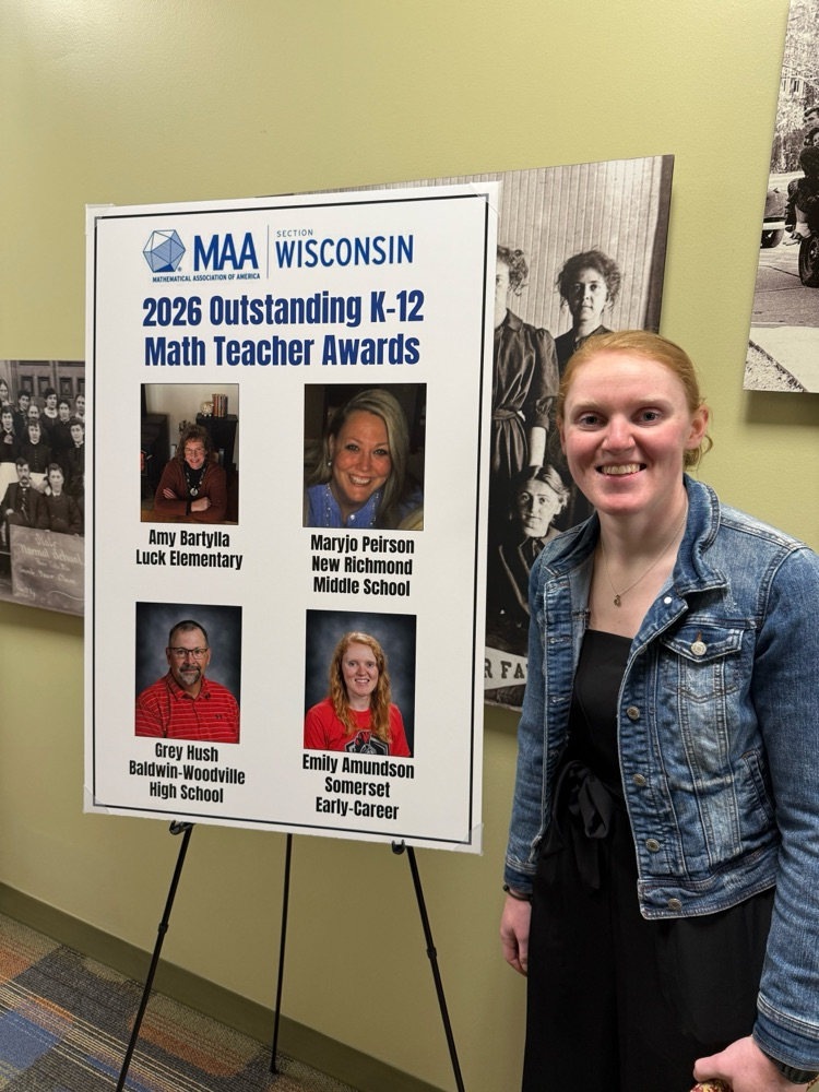 Congratulations to our very own SHS math teacher, Emily Amundson! 
