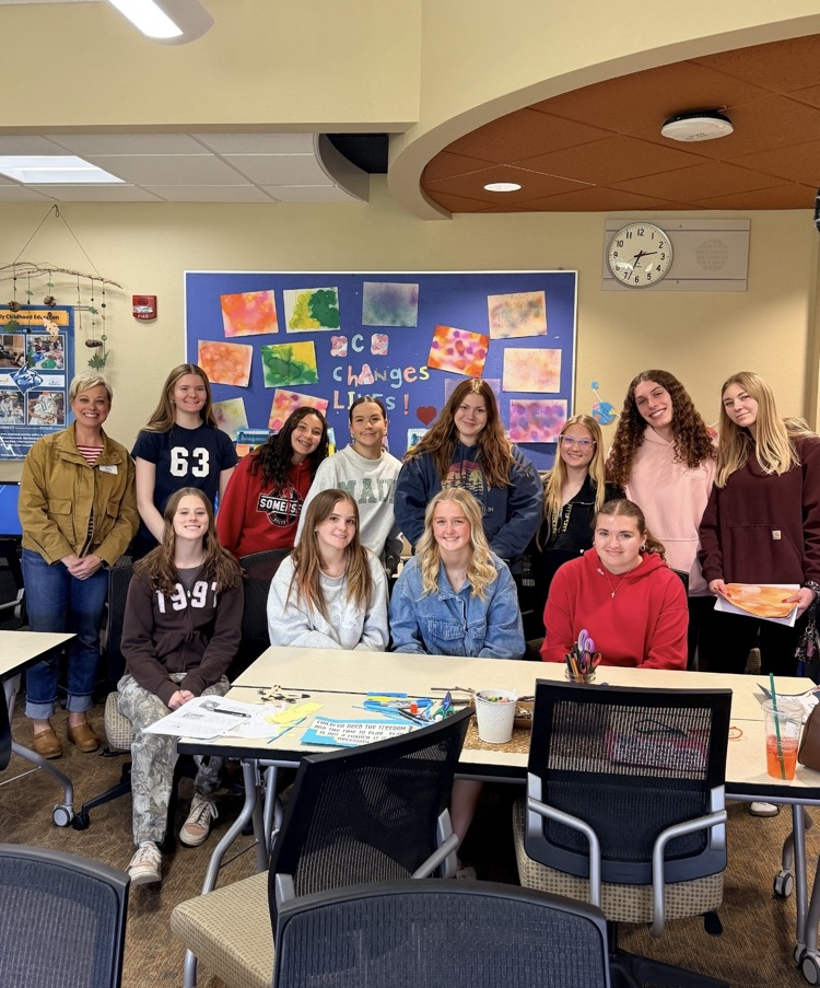 A great learning opportunity for our transcripted credit Early Childhood Education class! 