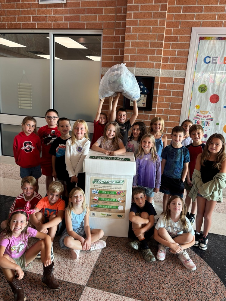 Our second graders have a reminder: You are never too small to make a difference! 