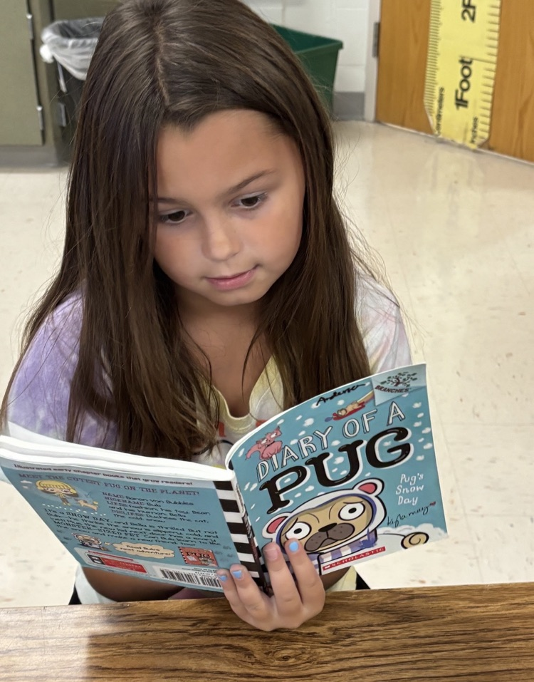 Second graders are taking their reading everywhere!