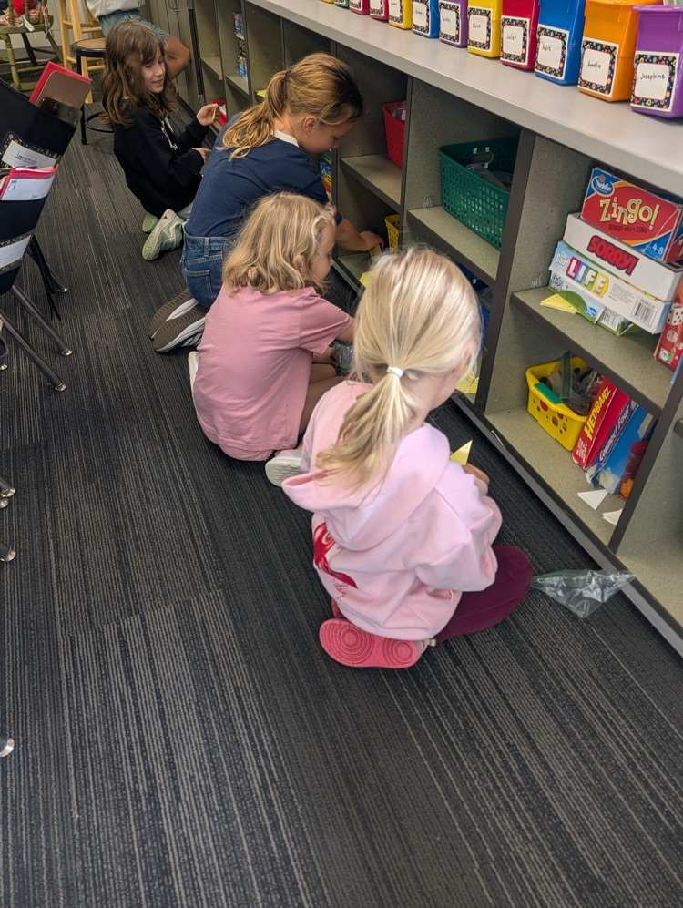 In second grade, students are practicing their math facts using Math Mountains! 