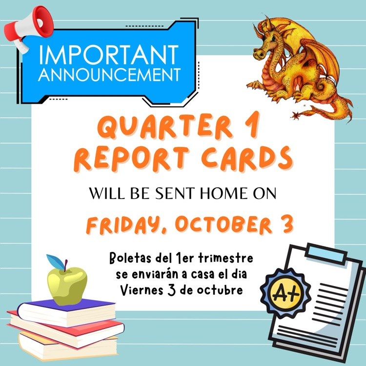 Quarter 1 Report Cards