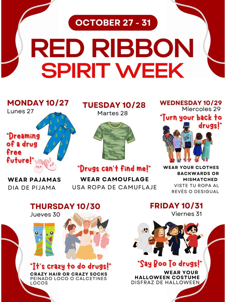 Red Ribbon spirit week