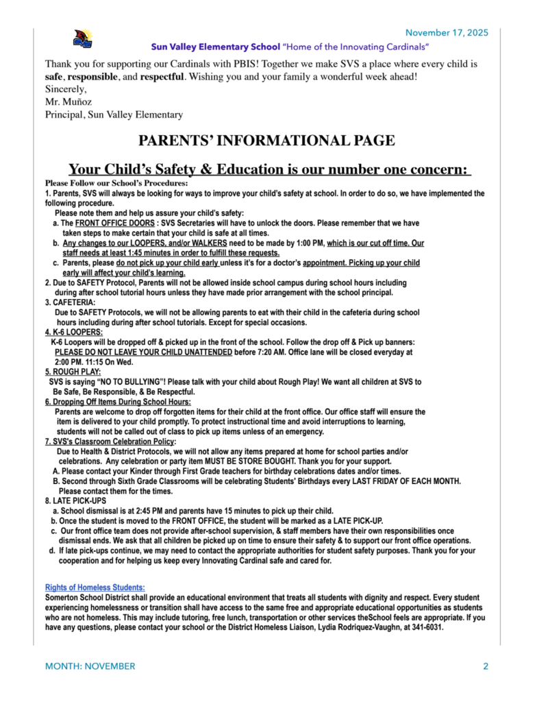 SVS NEWSLETTER NOVEMDER 17 , 2025