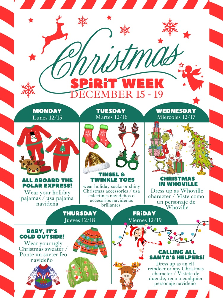 Christmas spirit week 