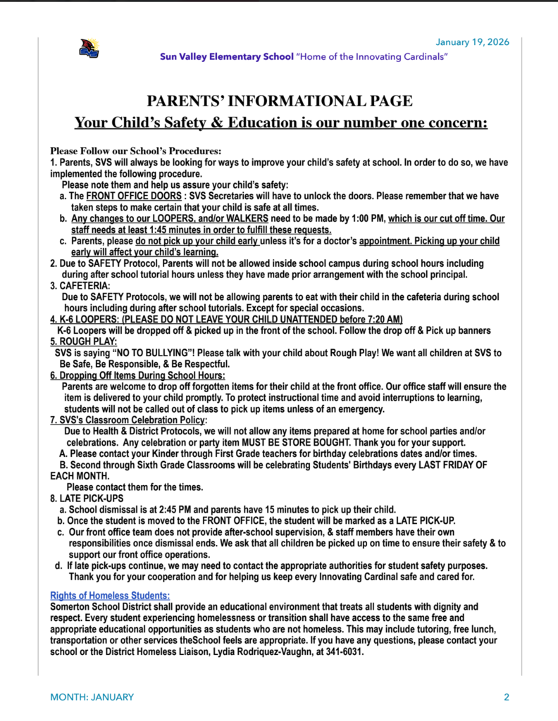 SVS NEWSLETTER JAN 19 , 2025