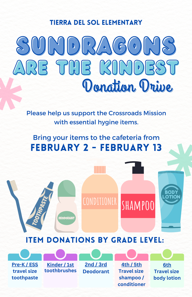 Kindness donation drive