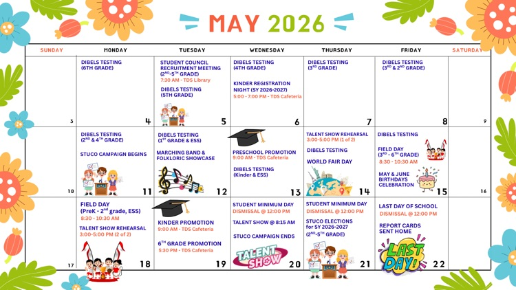 may calendar