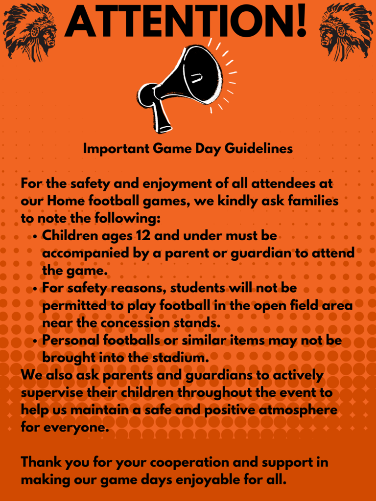 Game Day Guidelines Fall 25