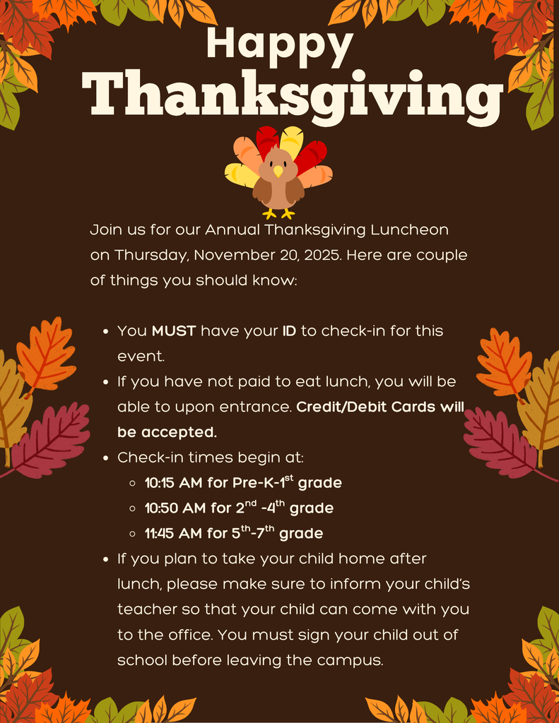 Thanksgiving Luncheon 11/20/25