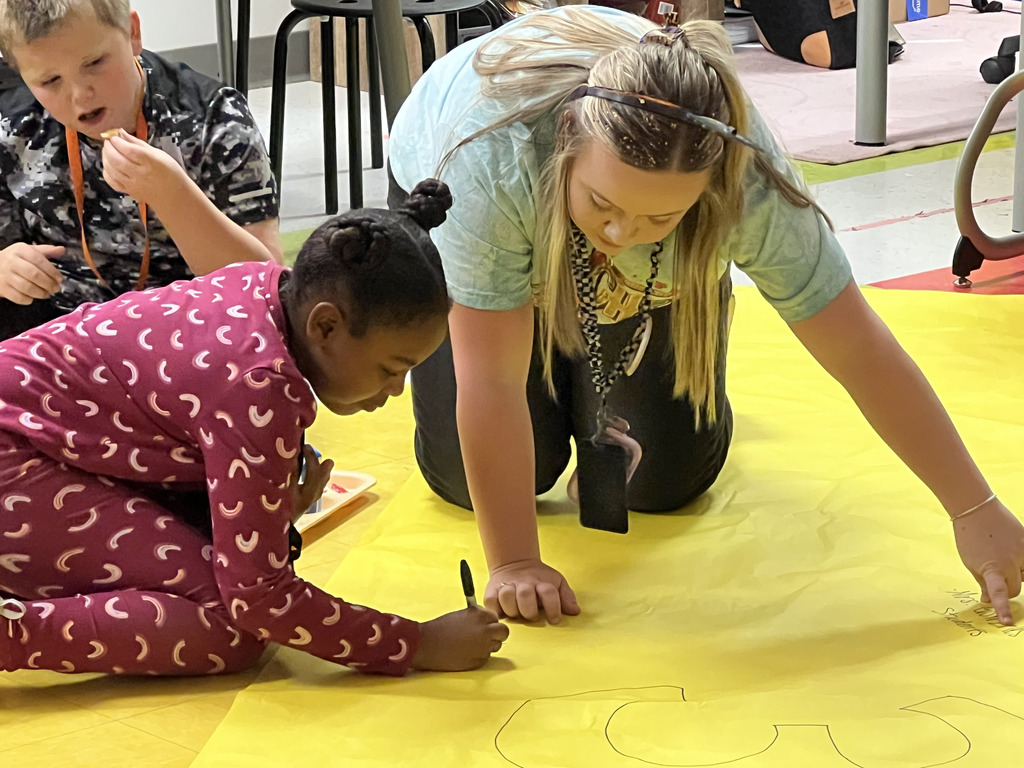Somerville 3rd graders writing down what they're thankful for