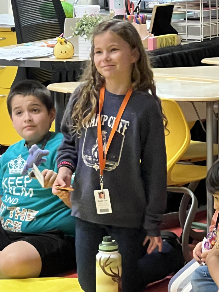 Somerville 3rd graders writing down what they're thankful for