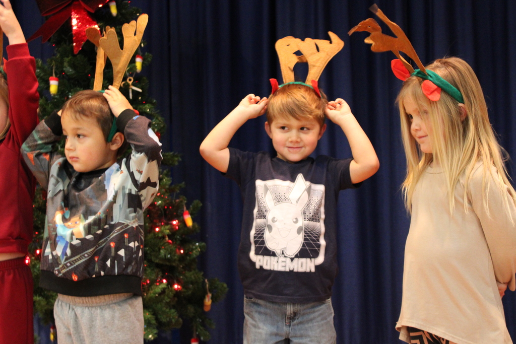 All Aboard the Christmas Express rehearsal