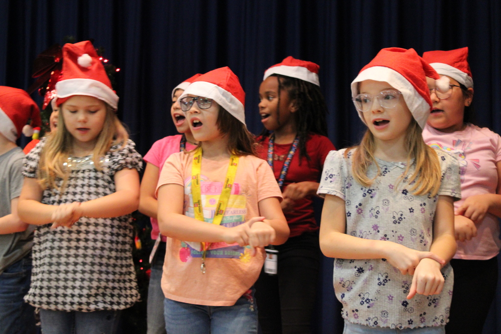 All Aboard the Christmas Express rehearsal