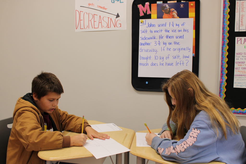 Mrs. Coronado's 5th grade math class