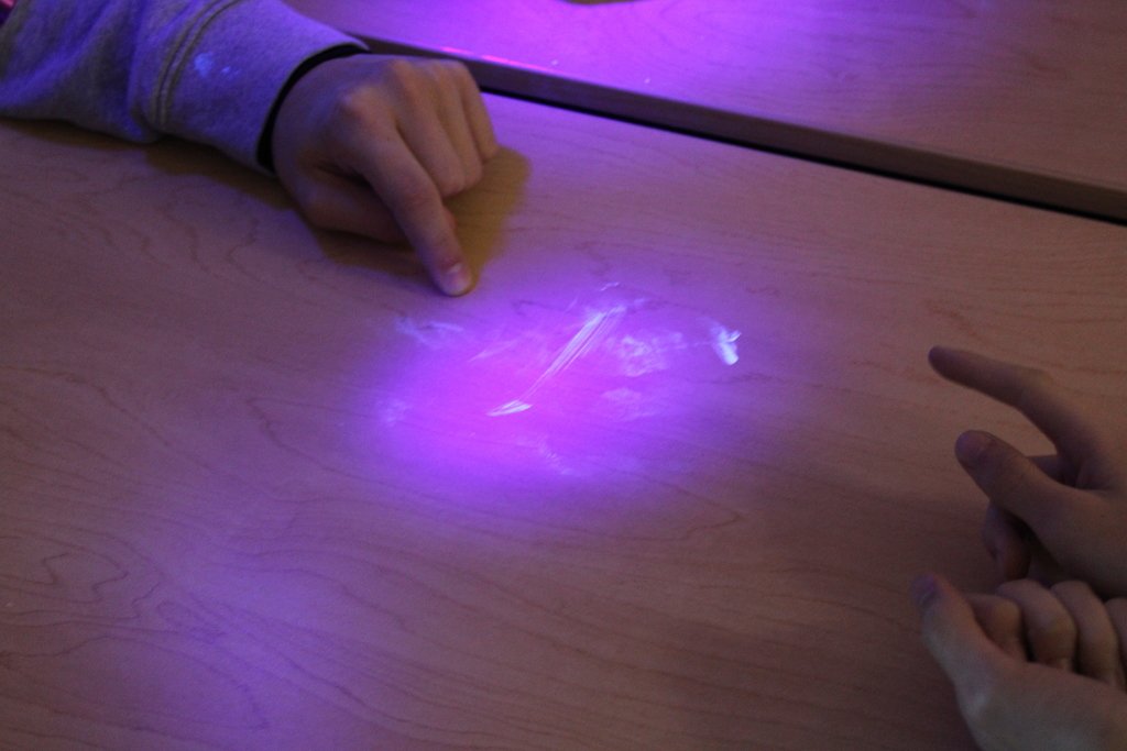 Health Sciences germ demonstration