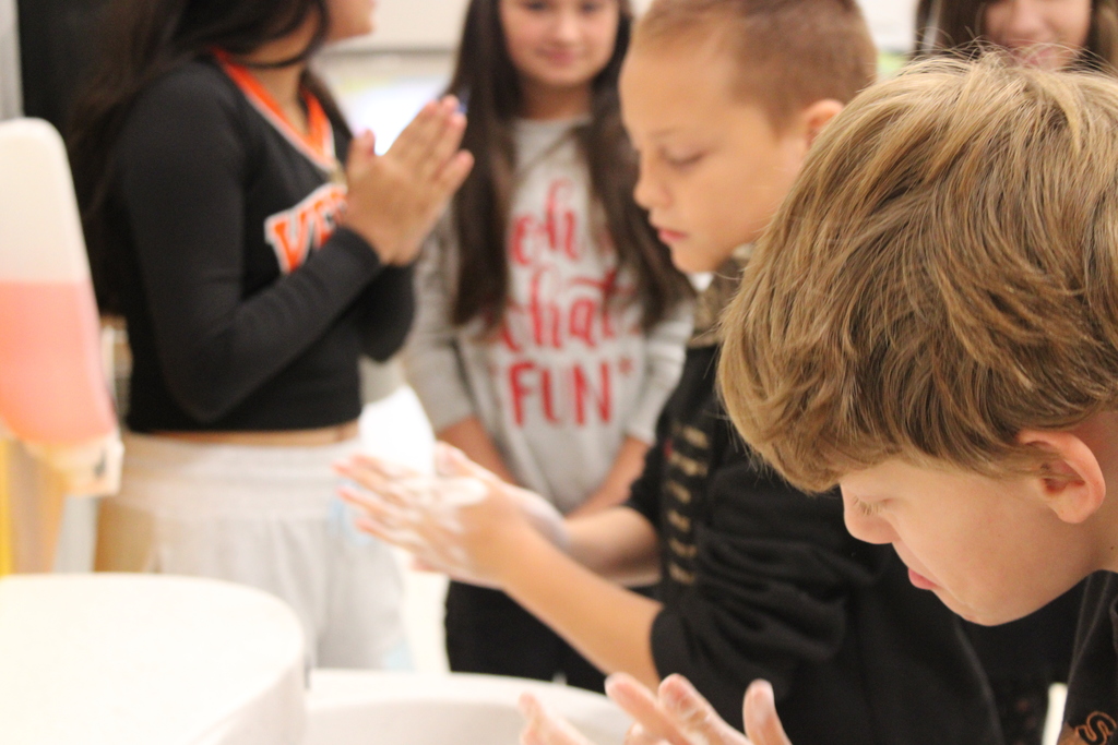 Health Sciences germ demonstration