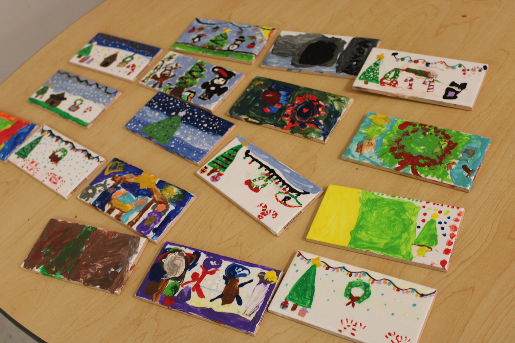 High School FFA visiting 4th grade