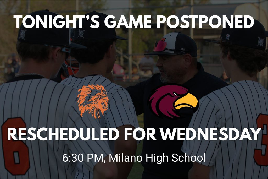 Milano Baseball game postponed