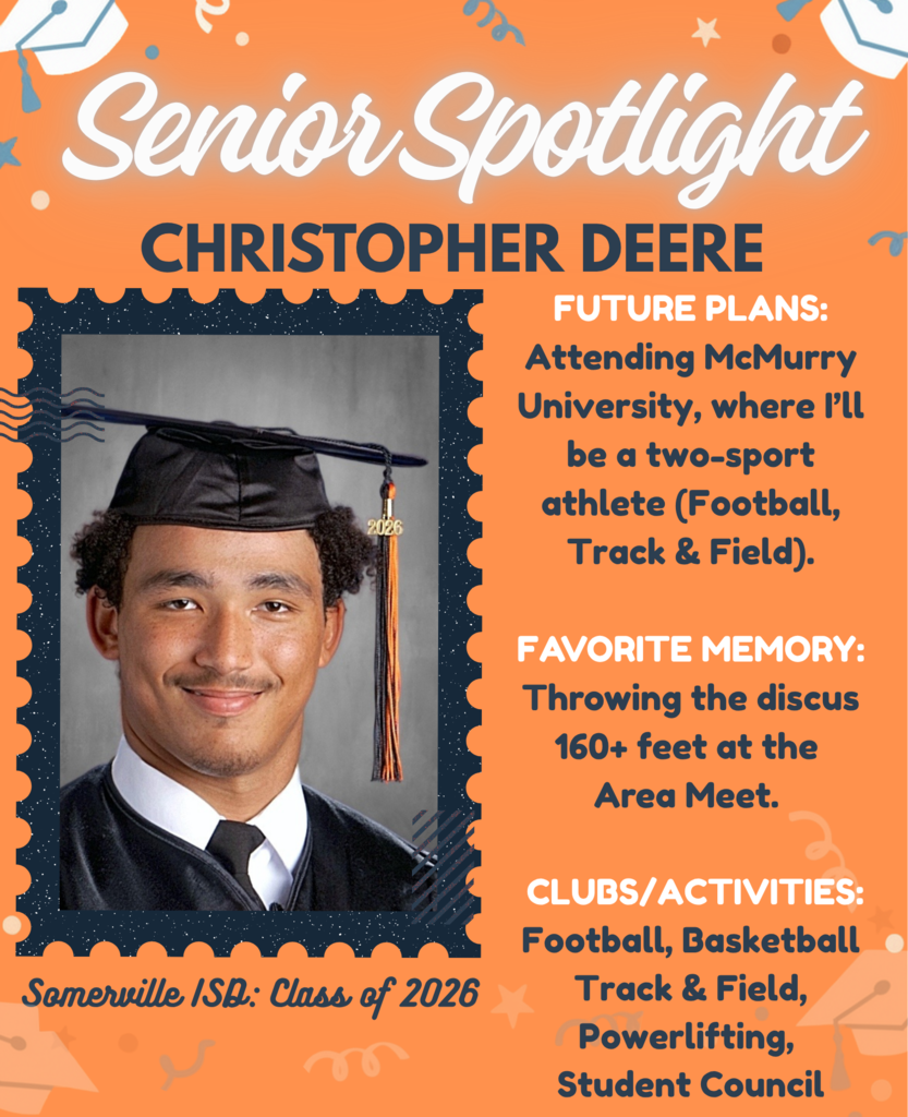 Senior Spotlight: Christopher Deere