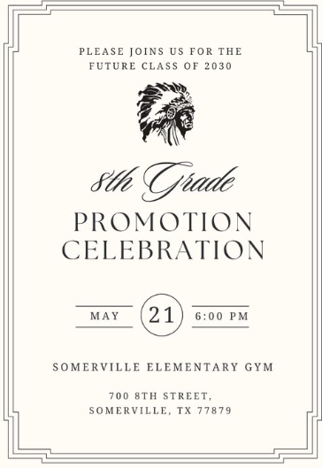 8th grade promotion