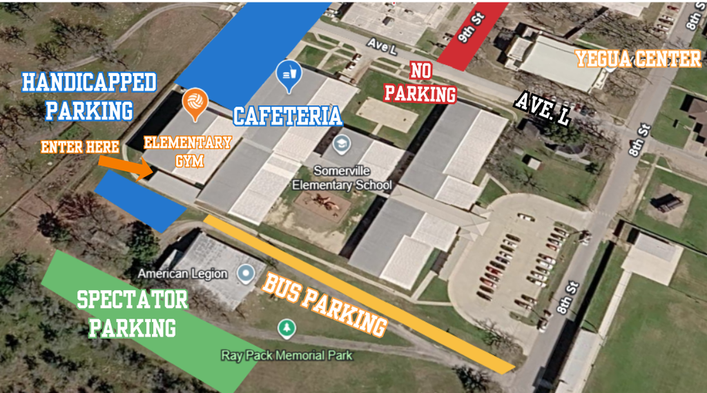 Elementary gym parking