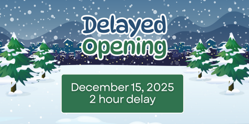 Please be advised that all Somerville and Branchburg Public Schools will have a 2-hour delayed opening tomorrow, Monday, December 15, 2025. Please follow your school's schedule. https://www.somervilleschools.org/ VDV 6th grade 7th/8th grade SHS Thank you.
