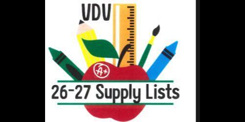 26-27 Supply Lists