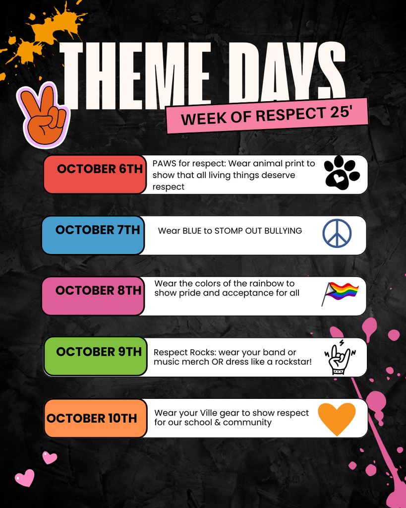 Theme Days for Week of Respect