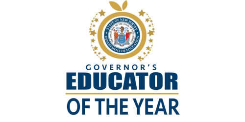 Governor's Educator of the Year  gold emblem and blue seal