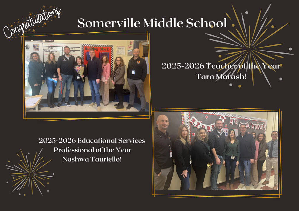 Congratulations 25-26 Teacher and ESP of the Year! Tara Morash and Nashwa Tauriello