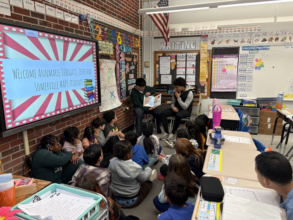 Photos from March at Somerville Public Schools highlight students performing in Anything Goes, singing in Showcase of the Arts 2026, welcoming guest readers during Read Across America Week at VDV, and participating in the VDV Variety Show.