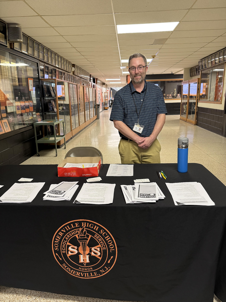Mr. Hudson at our annual College & Career Fair!