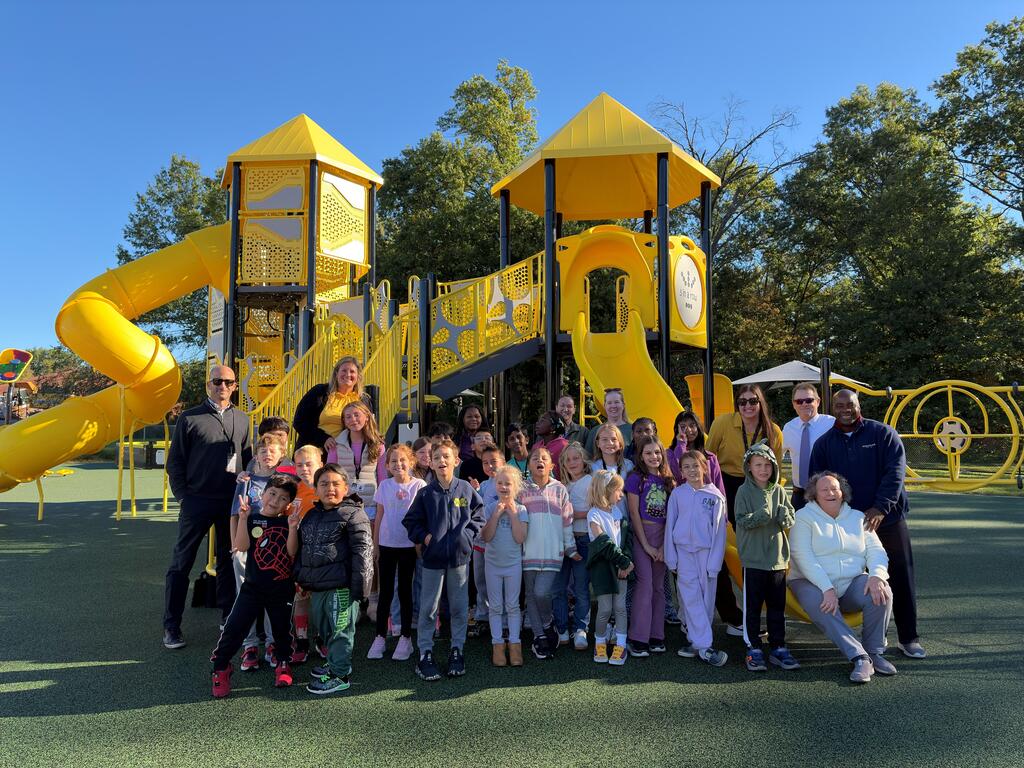 🎉🛝 We’re excited to celebrate the grand opening of Van Derveer’s new K–5 playground!** 🌟 This exciting addition was made possible through the collaboration and input of so many members of our school community, including teachers and staff, parents, the Special Education Advisory Group, PTO, administration, and our Playground Committee. A special thank you to the Somerville Public Schools Board of Education, Mr. Boyce, Mr. Gabriel, Superintendent Lubisco, and the Playground Committee for helping turn this vision into a reality!👏🧡 Most importantly, our vdv students are excited and ready to PLAY! 🛝☀️ #allin4theville #SomervilleNJschools #PlayLearnGrow